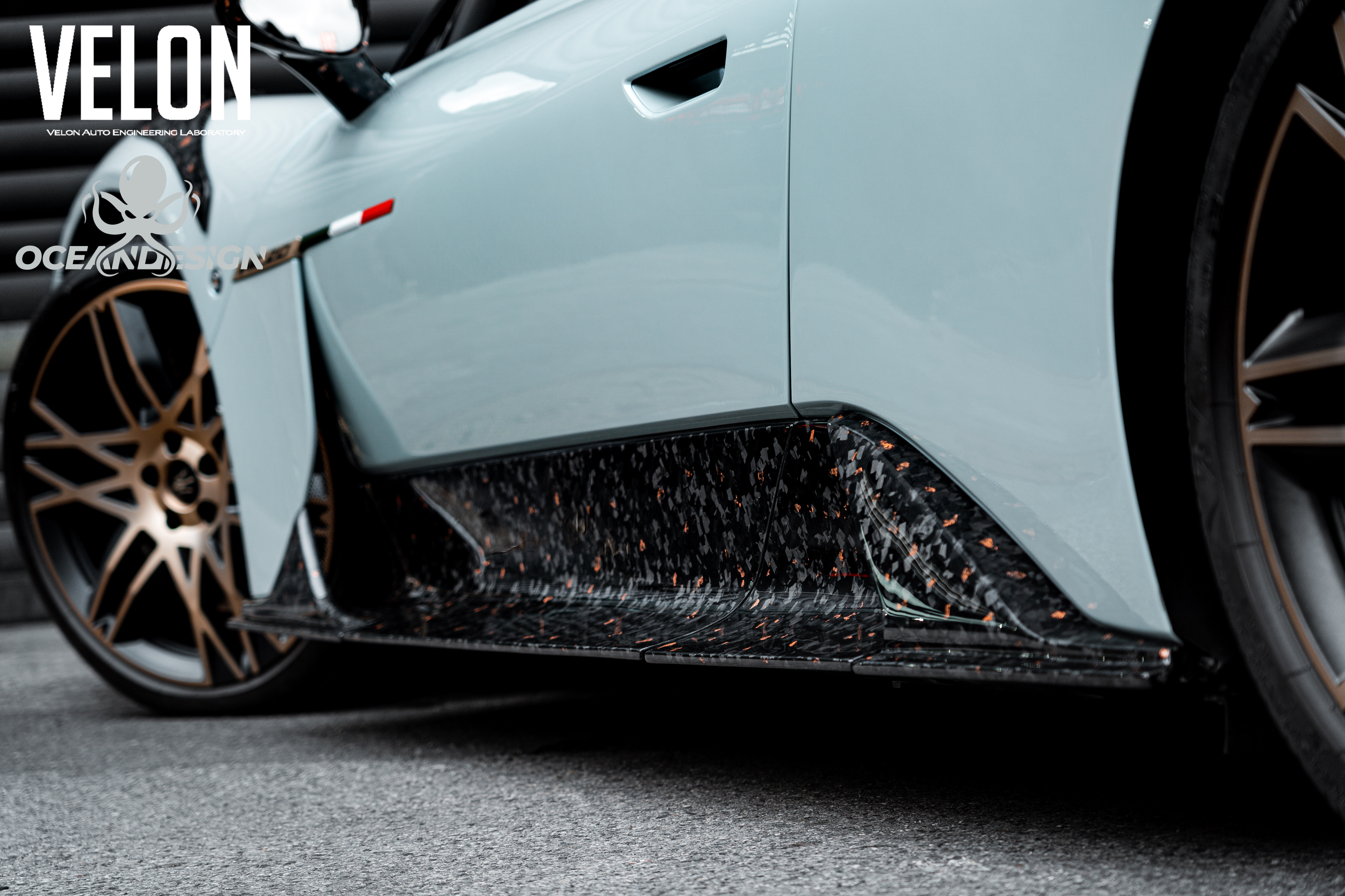 Maserati MC20 SD Style Dry Carbon Parts - styling view