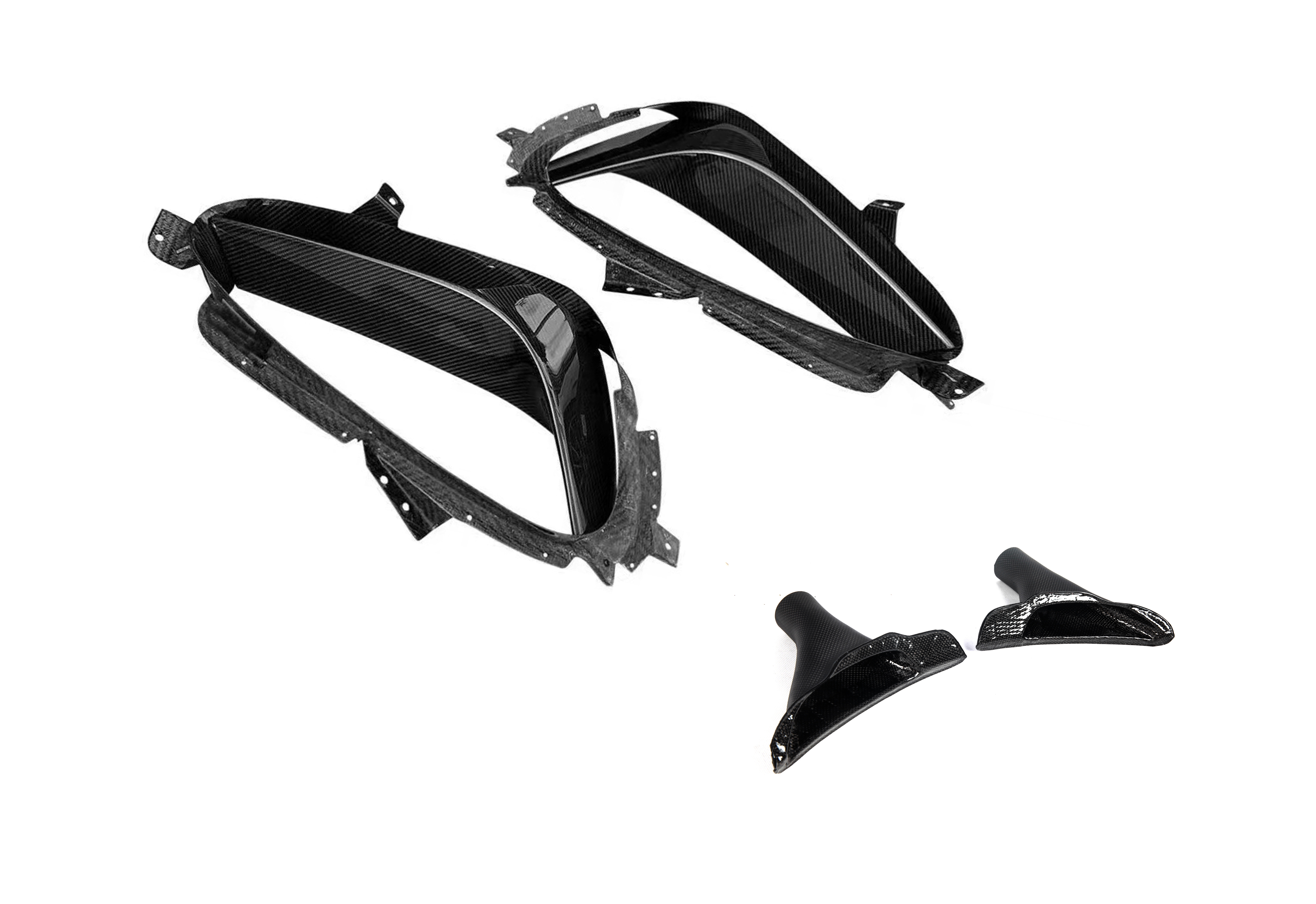 Ferrari SF90 OEM Style Dry Carbon Parts - styling reference for Body Air Intake Trim