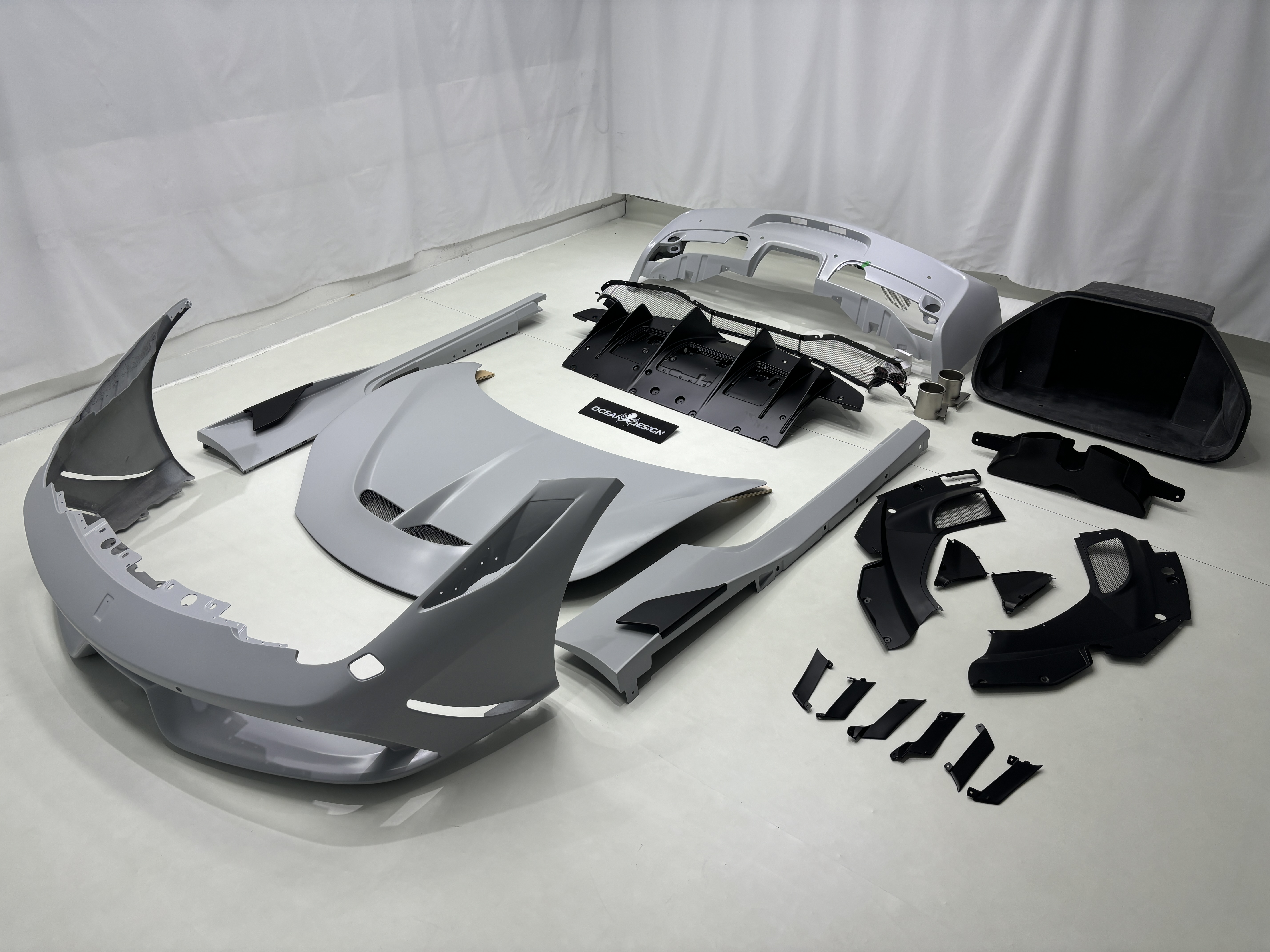 Ferrari 458 Speciale Style Conversion Parts - styling view