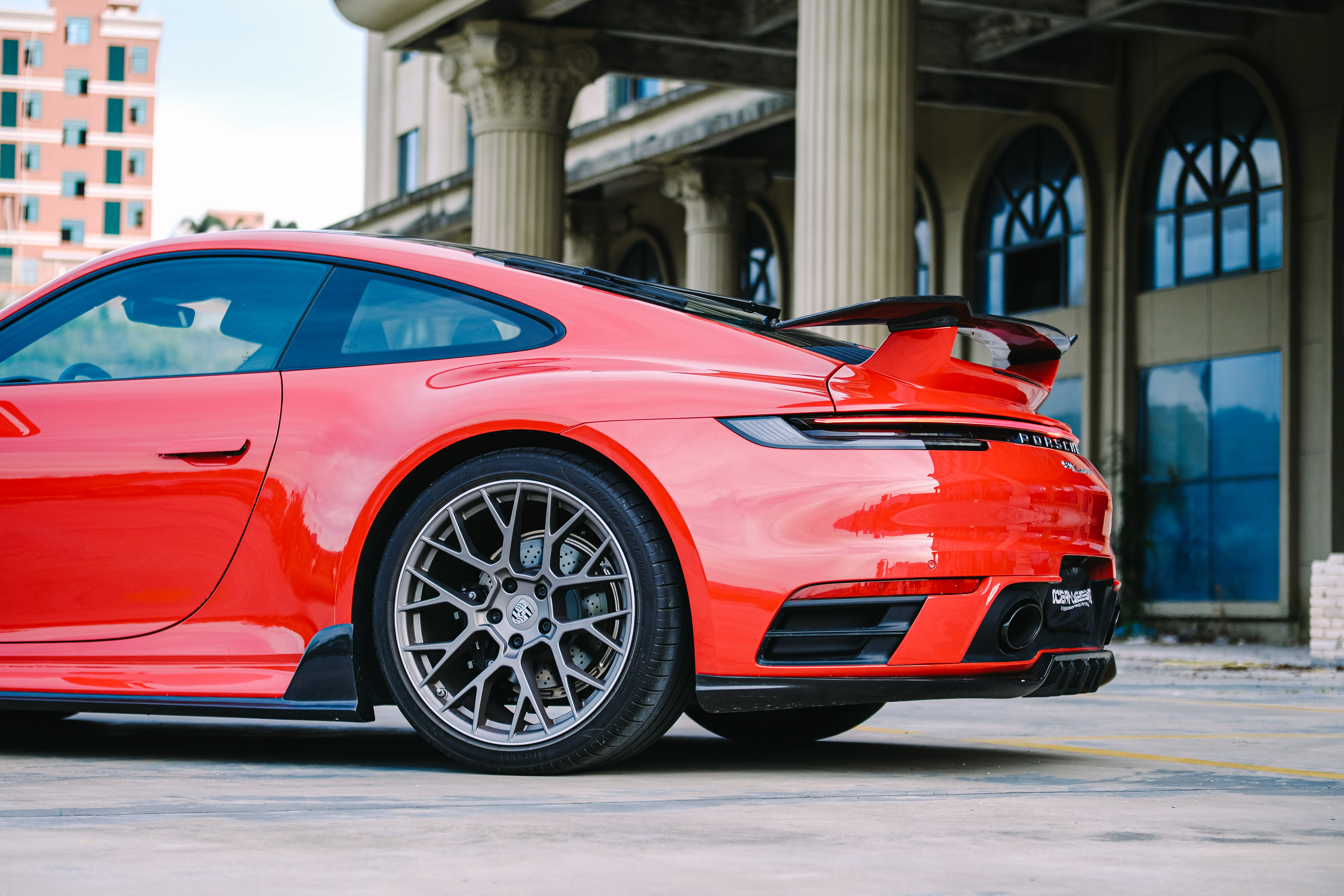 Porsche 911 992.1 Techart Style Carbon Parts - styling view