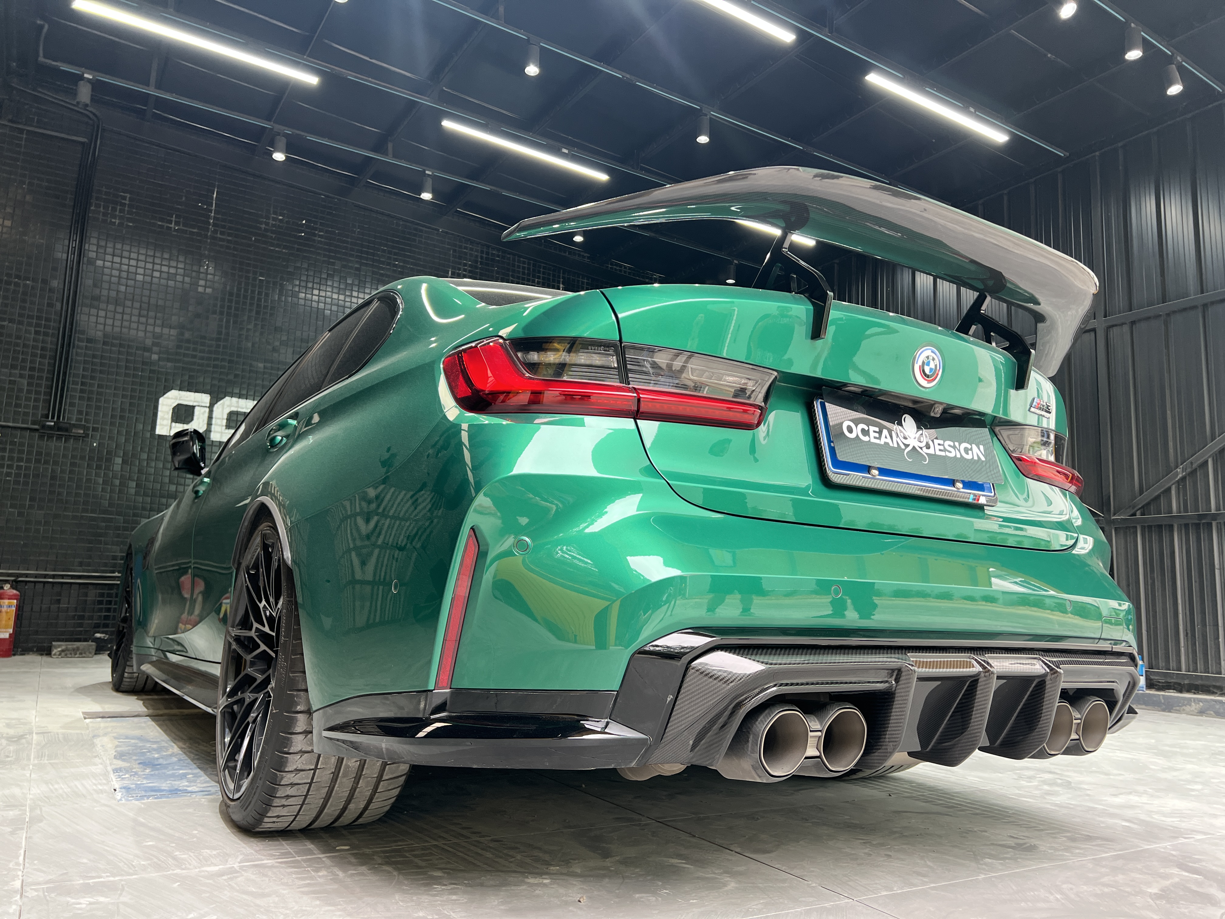 BMW G80 M3/G82 M4 Maxton MT Style Dry Carbon Parts - styling view