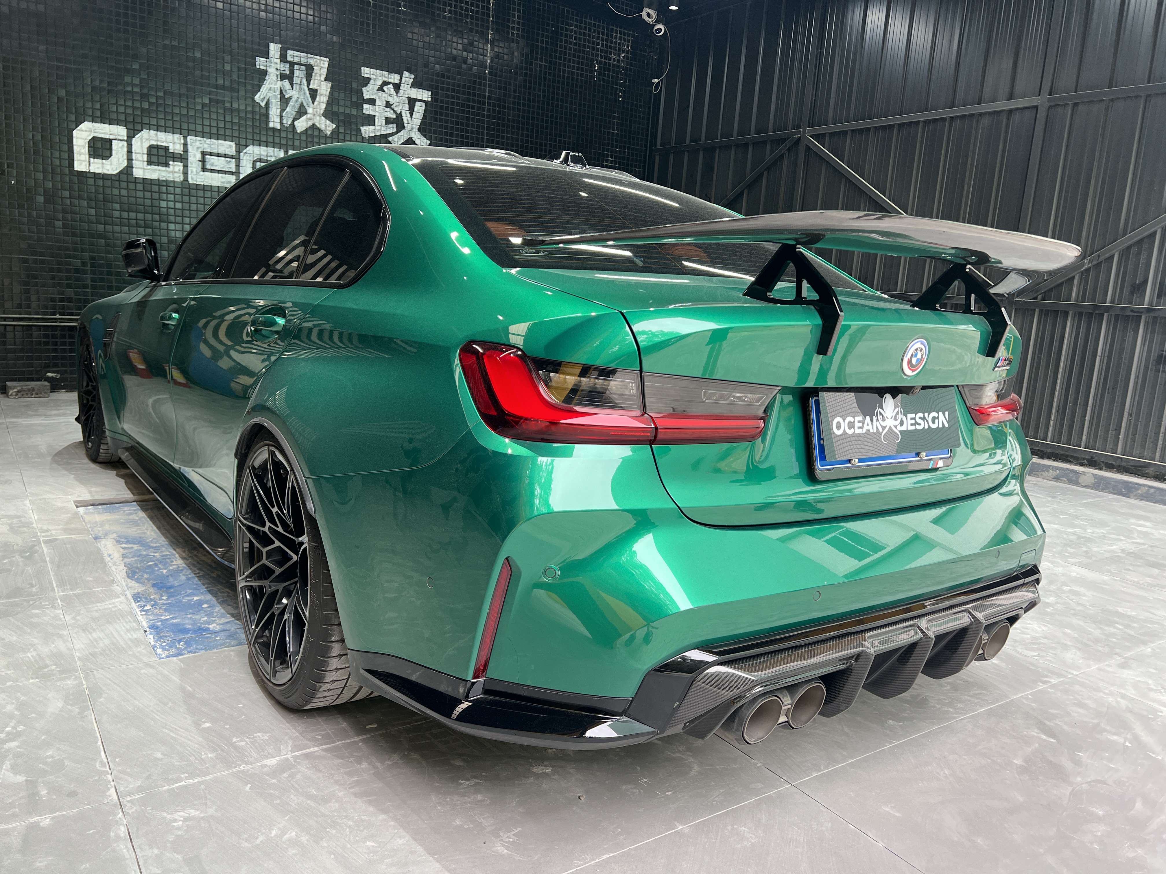 BMW G80 M3/G82 M4 Maxton MT Style Dry Carbon Parts - styling view
