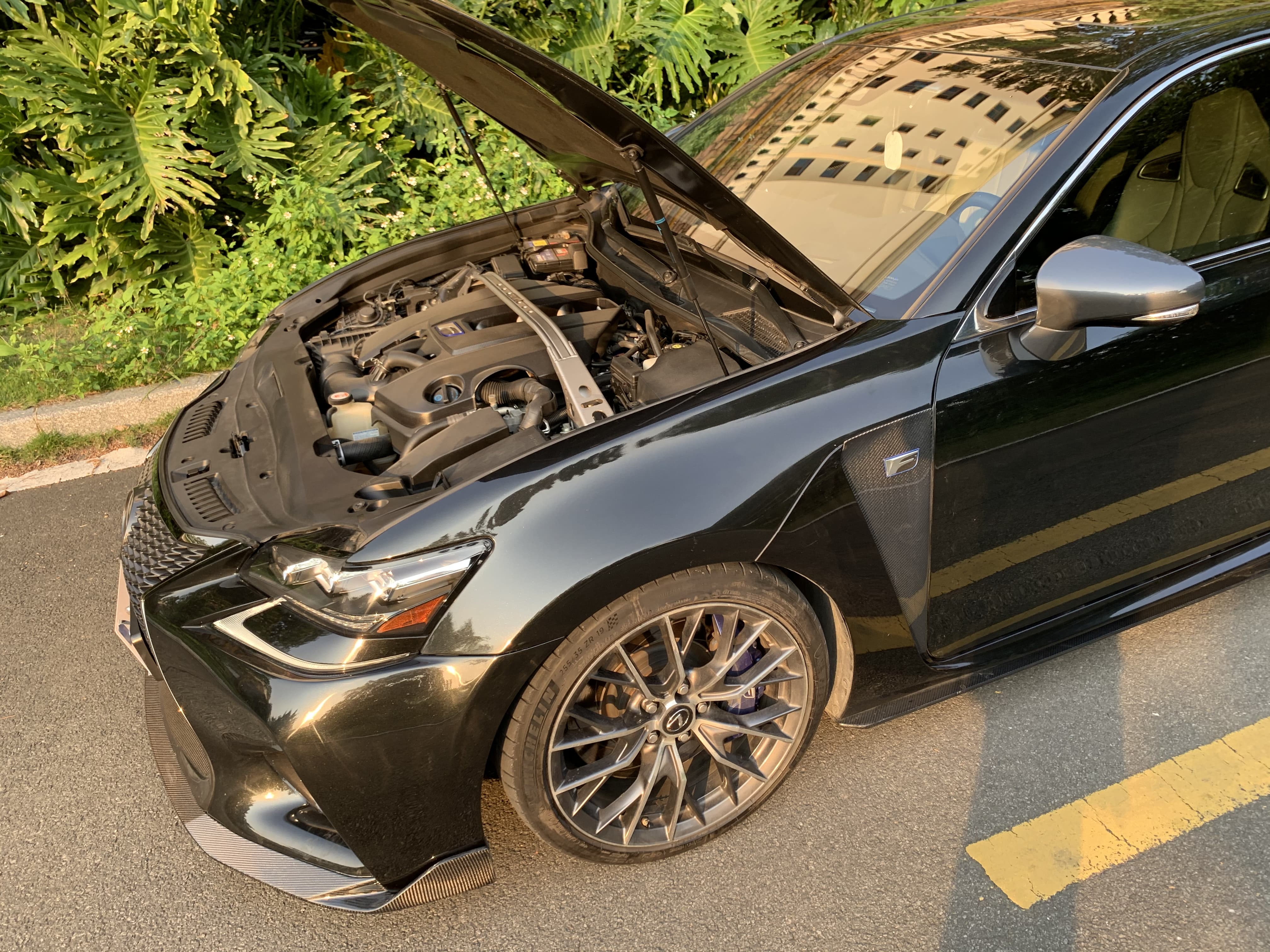 Lexus GS F/GS200/GS300 TOM'S Style Carbon Parts - styling view