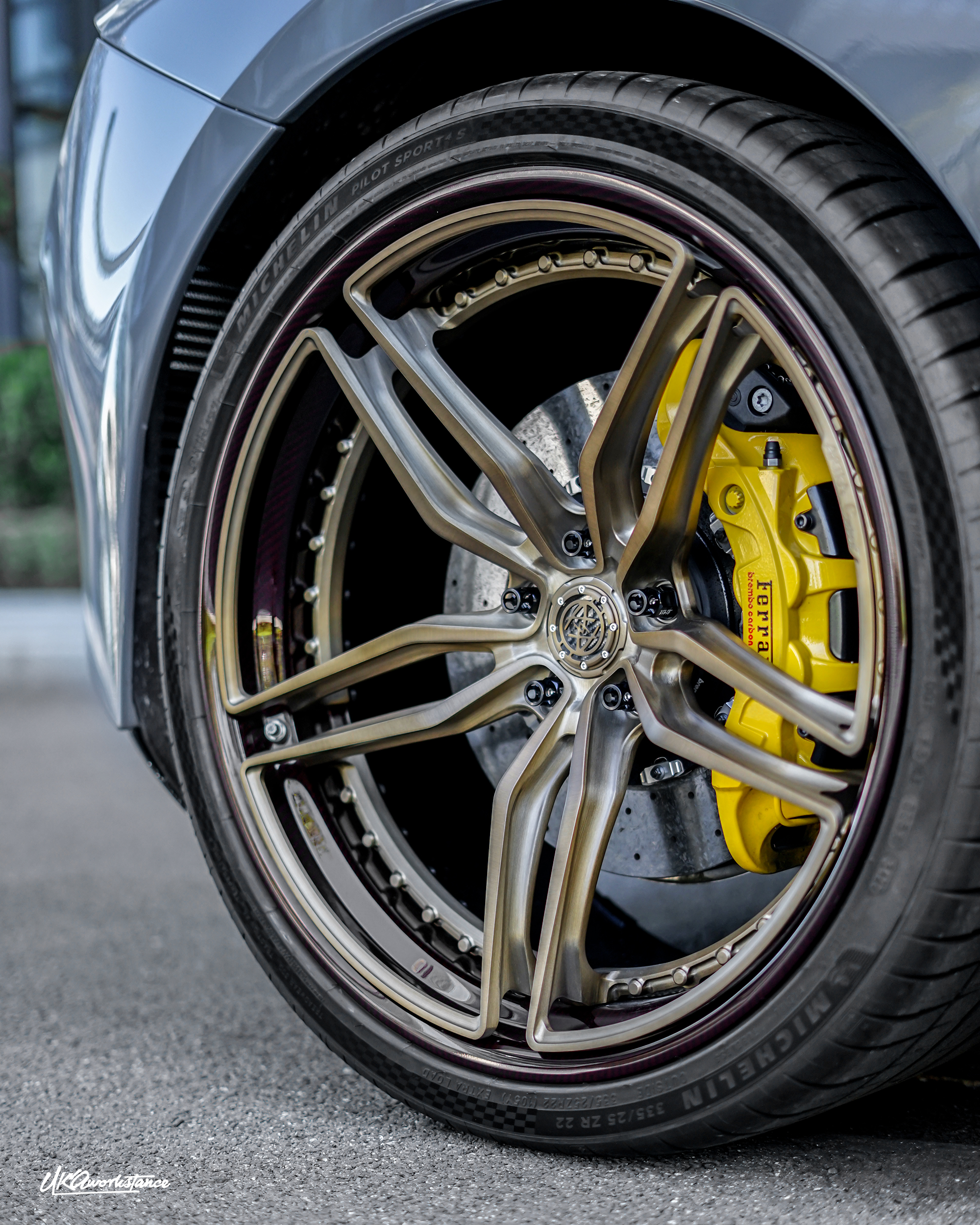 Octopus & Ocean Design Custom Carbon Fiber Wheels - styling view