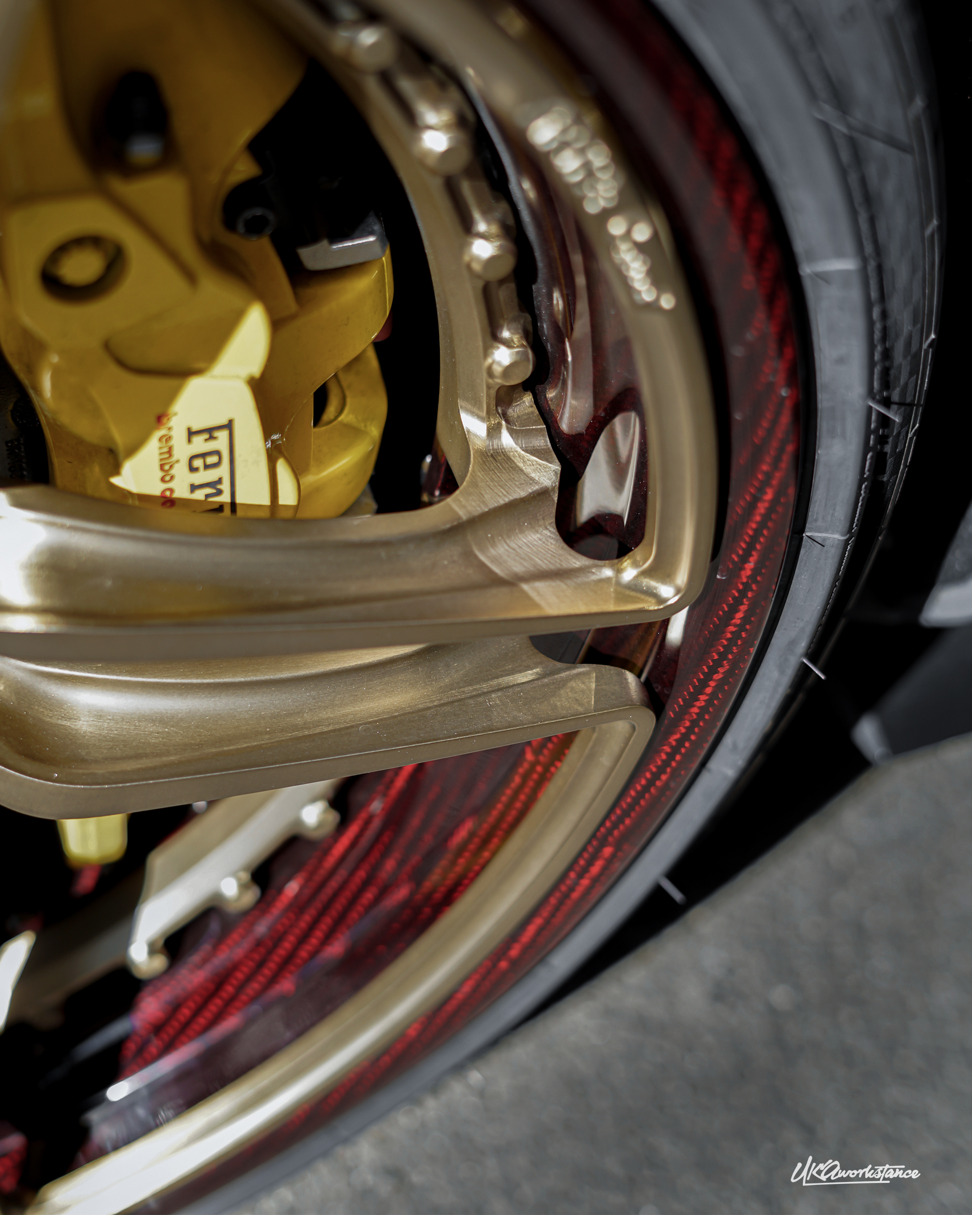 Octopus & Ocean Design Custom Carbon Fiber Wheels - styling view