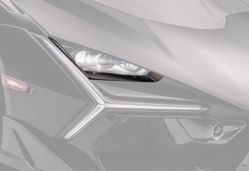 Lamborghini Revuelto R Style Dry Carbon Parts - styling reference for Light Brow Trim