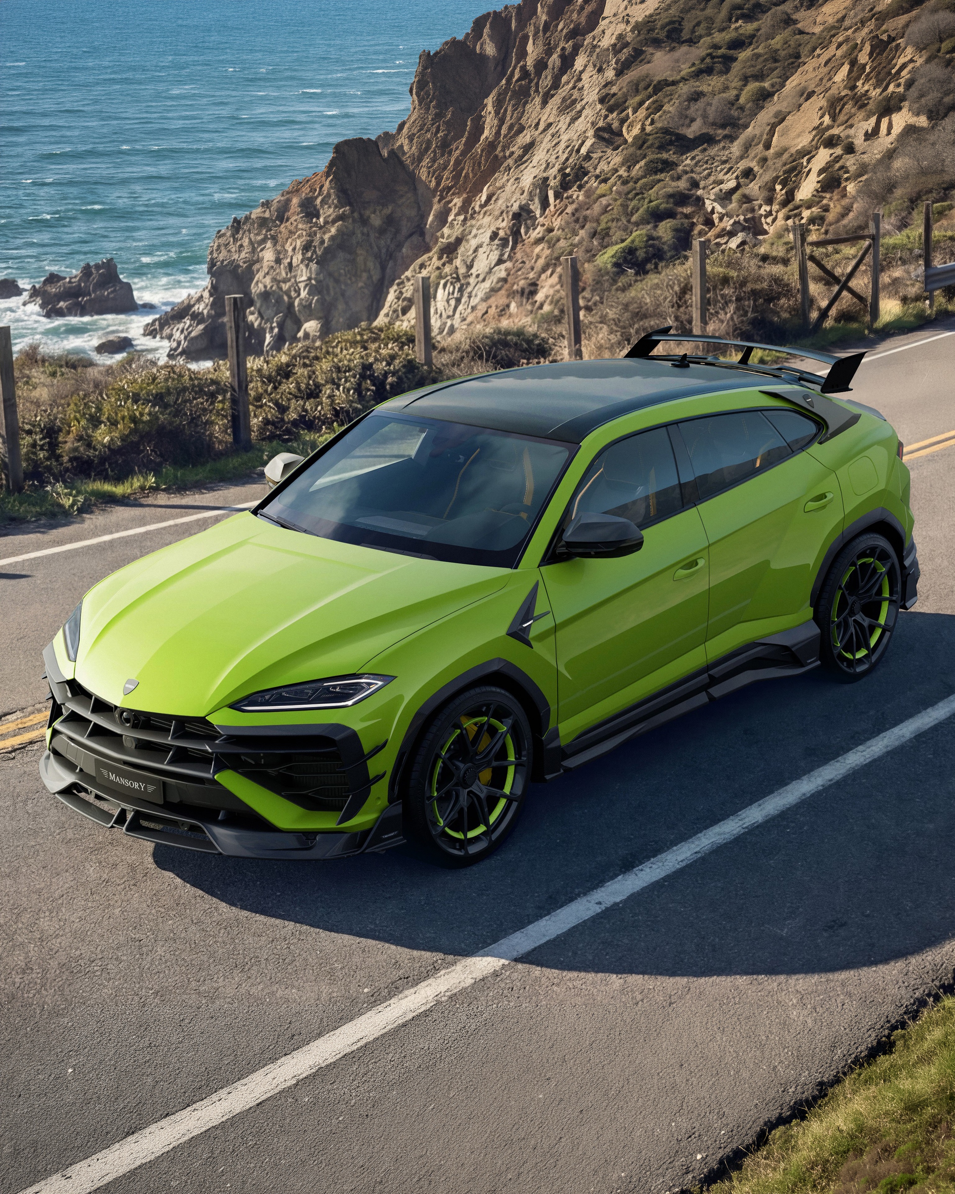 Lamborghini Urus SE M Style Dry Carbon Parts - styling view